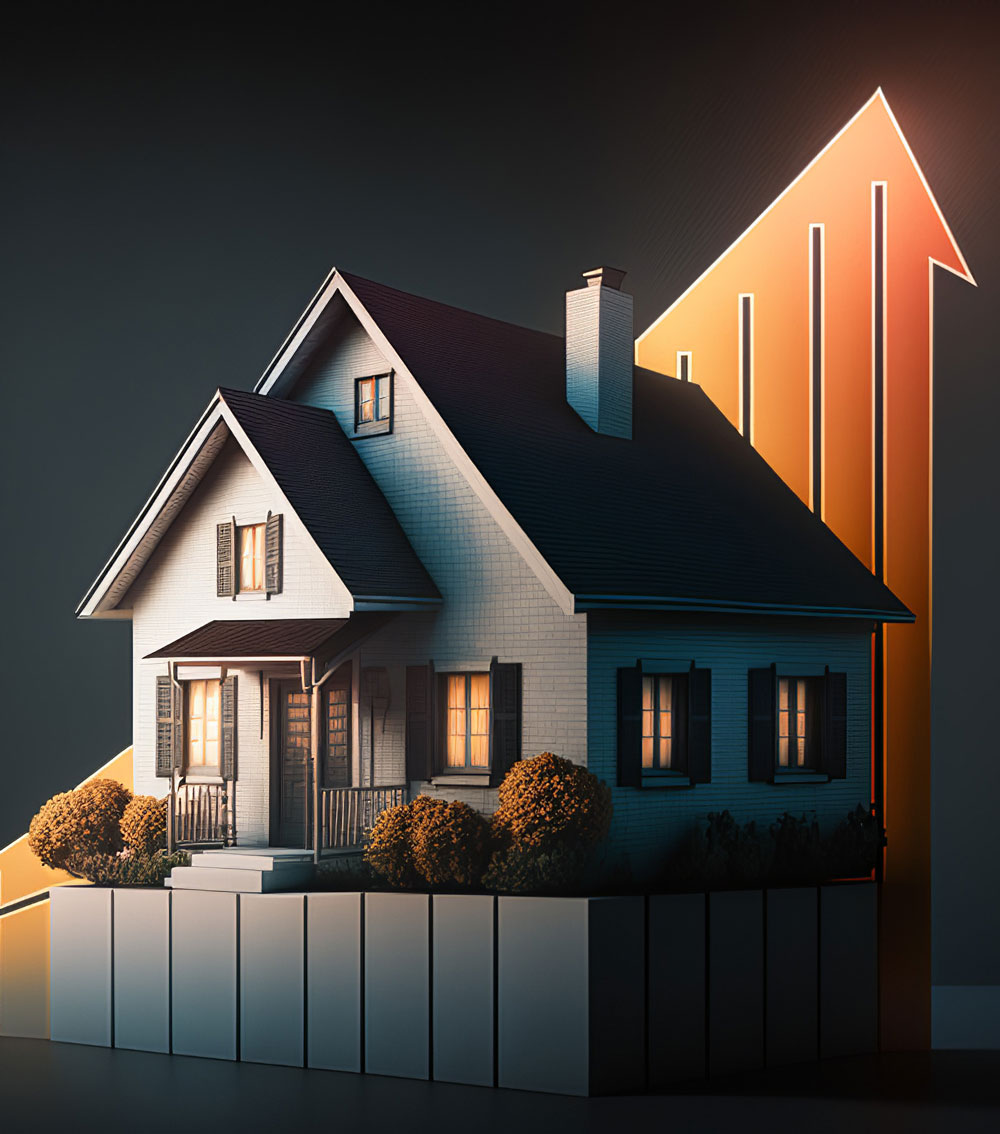 Wertsteigerung eines Hauses Immobilienbewertung 